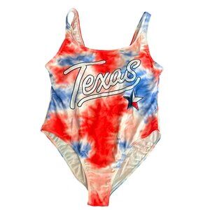 Red/White/Blue Texas One piece XXL  Swimsuit